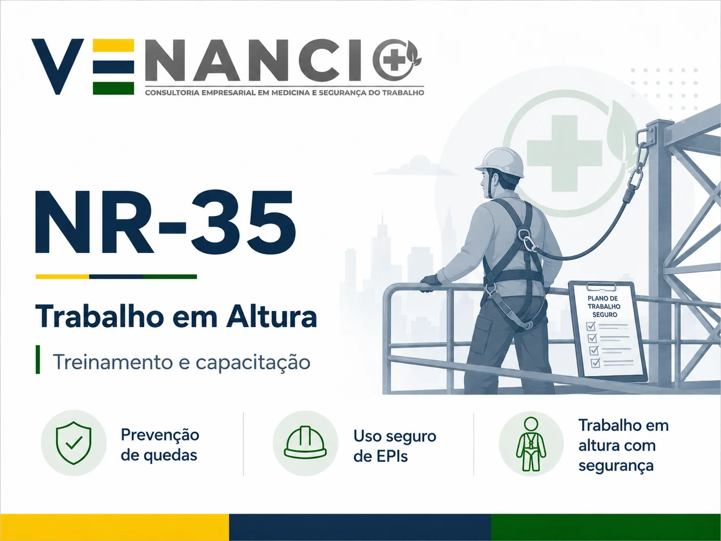NR-35 - Trabalho em Altura: Treinamento de Segurança do Trabalho - Venancio Consultoria